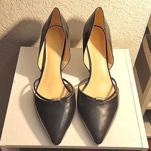 Nine West Black Kitten Heel Pumps